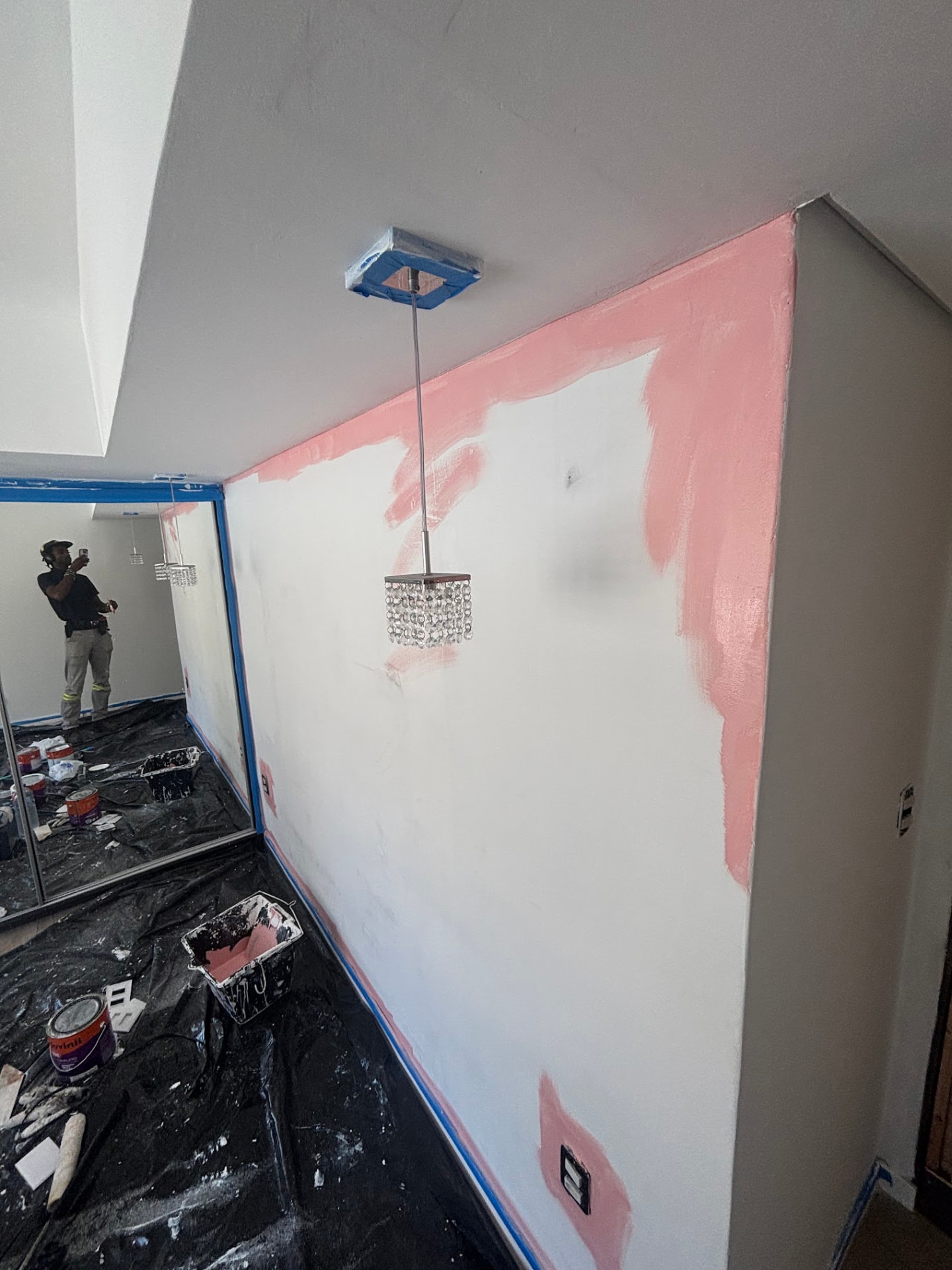 Pintura interna antes do serviço